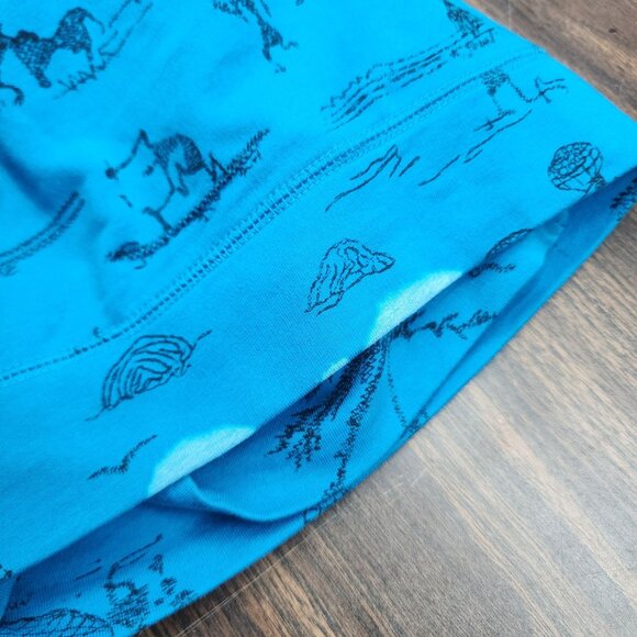 Womens 2 Pc Chicos Spa Blue Graphic Full Zip Jacket & Tank Top Set Size 2 & 3 - Picture 8 of 14